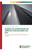Análise da estabilidade de edifícios estruturados em aço