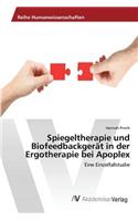 Spiegeltherapie und Biofeedbackgerät in der Ergotherapie bei Apoplex