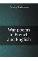War poems in French and English