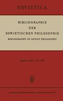 Bibliographie Der Sowjetischen Philosophie