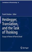 Heidegger, Translation, and the Task of Thinking