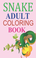 Snake Adult Coloring Book