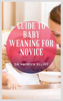 Guide to Baby Weaning For Novice