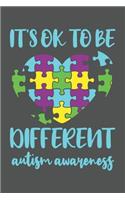 It's Ok To Be Different - Autism Awareness