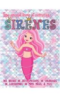 Le grand livre d'activités sirènes pour les enfants de 4 à 8 ans