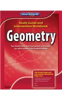 Geometry, Study Guide and Intervention Workbook: (Merrill Geometry)