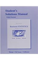 Student Solutions Manual for Business Statistics