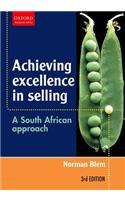 Achieving Excellence in Selling