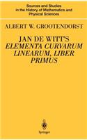 Jan de Witt's Elementa Curvarum Linearum, Liber Primus