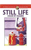 Creative Haven Still Life Color by Number Coloring Book