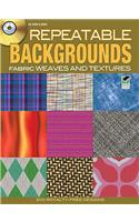 Repeatable Backgrounds: Fabric Weaves and Textures CD-ROM & Book: Fabric Weaves and Textures