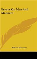Essays On Men And Manners