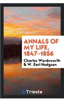 Annals of My Life, 1847-1856