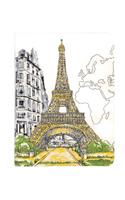 Paris Eiffel Tower Handmade Journal