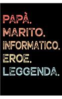 Papà. Marito. Informatico. Eroe. Leggenda.