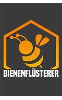 Bienenflüsterer: Liniertes DinA 5 Notizbuch für Imkerei, Imker Bienen-Fans und Honig-Liebende Bienenkönigin Notizheft