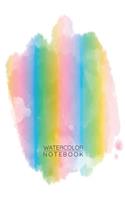 Rainbow Watercolor Notebook - Sketch Book for Drawing Painting Writing - Rainbow Watercolor Journal - Rainbow Watercolor Diary