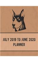 July 2019 to June 2020 Planner