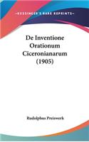 de Inventione Orationum Ciceronianarum (1905)