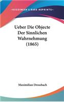 Ueber Die Objecte Der Sinnlichen Wahrnehmung (1865)
