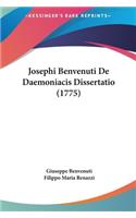 Josephi Benvenuti De Daemoniacis Dissertatio (1775)