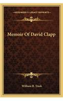 Memoir of David Clapp