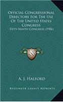 Official Congressional Directory for the Use of the United States Congress: Fifty-Ninth Congress (1906)