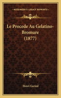 Procede Au Gelatino-Bromure (1877)