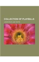 Collection of Playbills