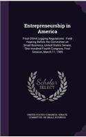 Entrepreneurship in America