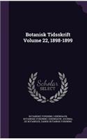 Botanisk Tidsskrift Volume 22, 1898-1899