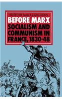 Before Marx: Socialism and Communism in France, 1830-48