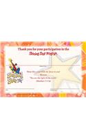 Shining Star Student Certificate 25pk