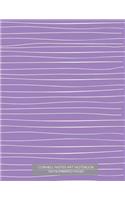 Cornell Notes Art Notebook 120 Numbered Pages