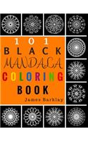 101 Black Mandala Coloring Book