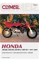 Honda Xr50r Crf50f Xr70r Crf70f 1997-2009