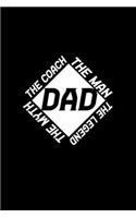 The Coach Dad: Hangman Puzzles - Mini Game - Clever Kids - 110 Lined pages - 6 x 9 in - 15.24 x 22.86 cm - Single Player - Funny Great Gift