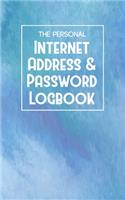 The Personal Internet Address & Password Logbook