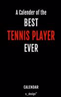 Calendar for Tennis Players / Tennis Player