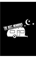 The Best Memories Are Made Camping: 100 Pages 6'' x 9'' Lined Writing Paper - Best Gift For Campers & Hikers