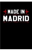 Notizbuch Made in Madrid