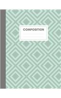 Composition Notebook: Wide Ruled Paper Comp Book (120 Pages, 60 Sheets) (8.5 x 11 in) (22 x 28 cm)