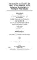 The foundation for developing new energy technologies