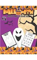 Halloween Coloring and Activity Book: Kids Halloween Book, Fun for Ages 3-8, PreK, Kindergarten, First and Second grade