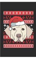 Ugly Christmas - Labrador: Blank Lined Notebook - Journal for Ugly Christmas Gift And New Year Gift Idea