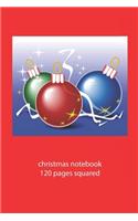 christmas notebook 120 pages squared: christmas decoration notebook squared christmas diary christmas booklet christmas recipe book decoration notebook christmas journal 120 squared page