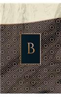 Monogram B Notebook