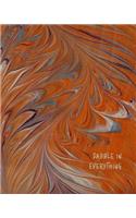 Dabble in Everything: Marble Dated Journal Pages, Notebook or Grid Paper Books
