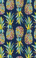 Pineapple Notebook: Dot Grid Journal, Softcover (6x9 Inches) with 120 Pages