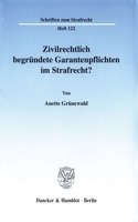 Zivilrechtlich Begrundete Garantenpflichten Im Strafrecht?